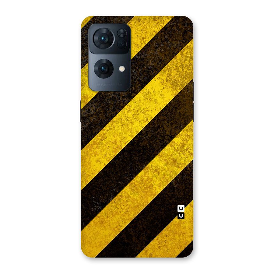 Diagonal Road Pattern Back Case for Oppo Reno7 Pro 5G
