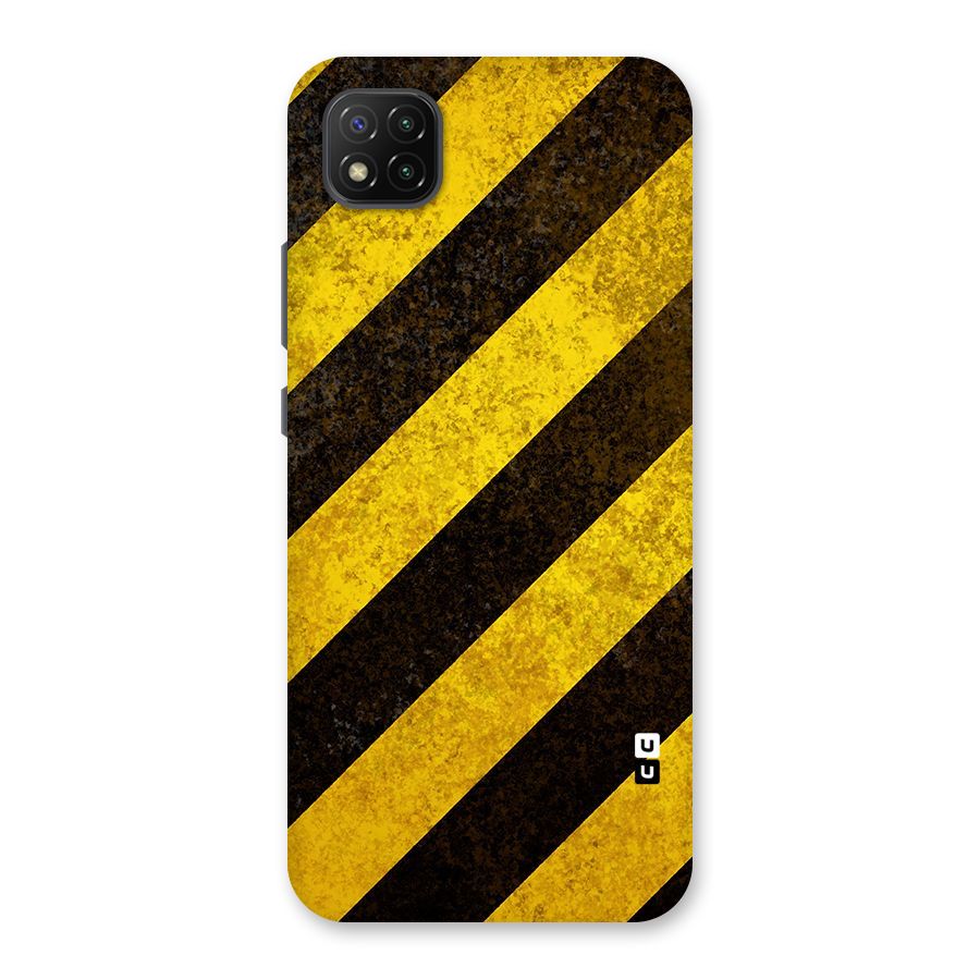 Diagonal Road Pattern Back Case for Poco C3