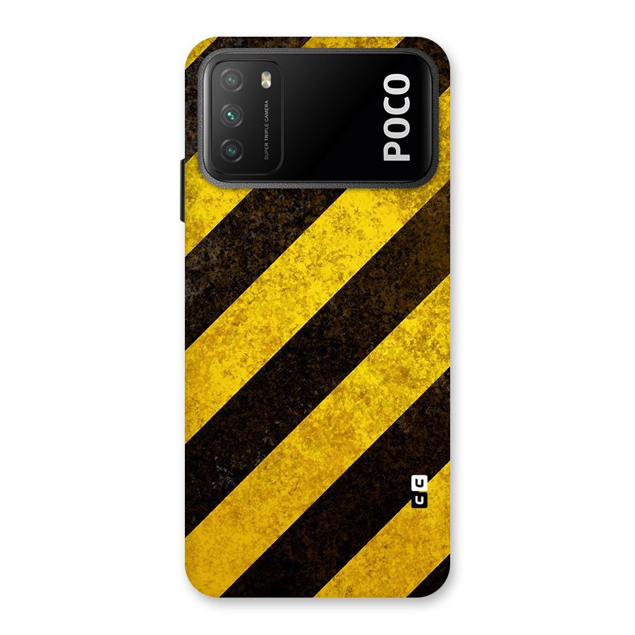 Diagonal Road Pattern Back Case for Poco M3