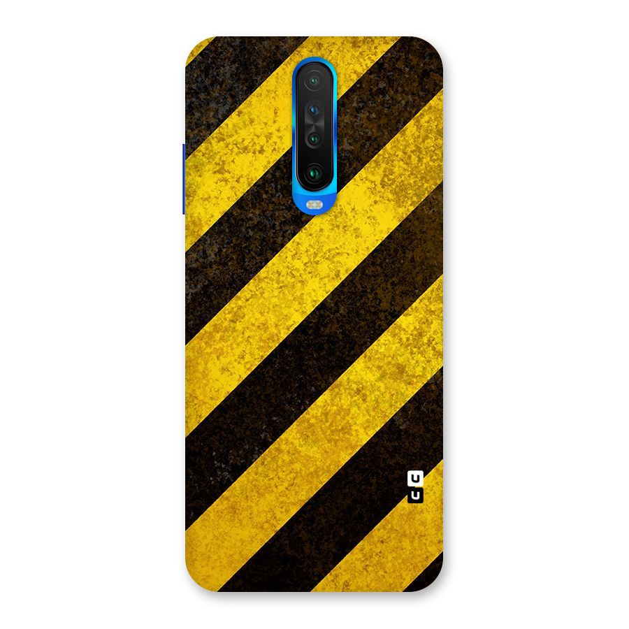 Diagonal Road Pattern Back Case for Poco X2