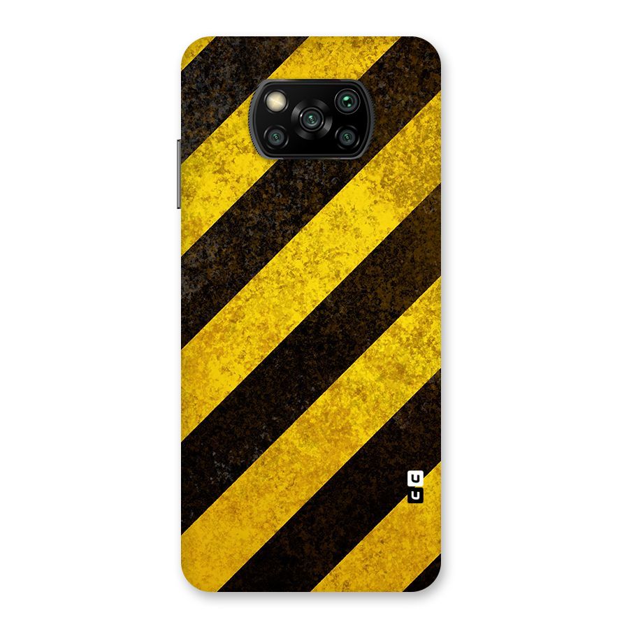 Diagonal Road Pattern Back Case for Poco X3