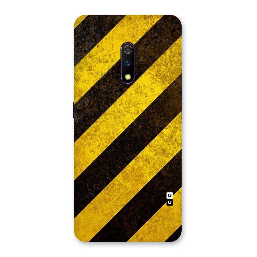 Diagonal Road Pattern Back Case for Realme X