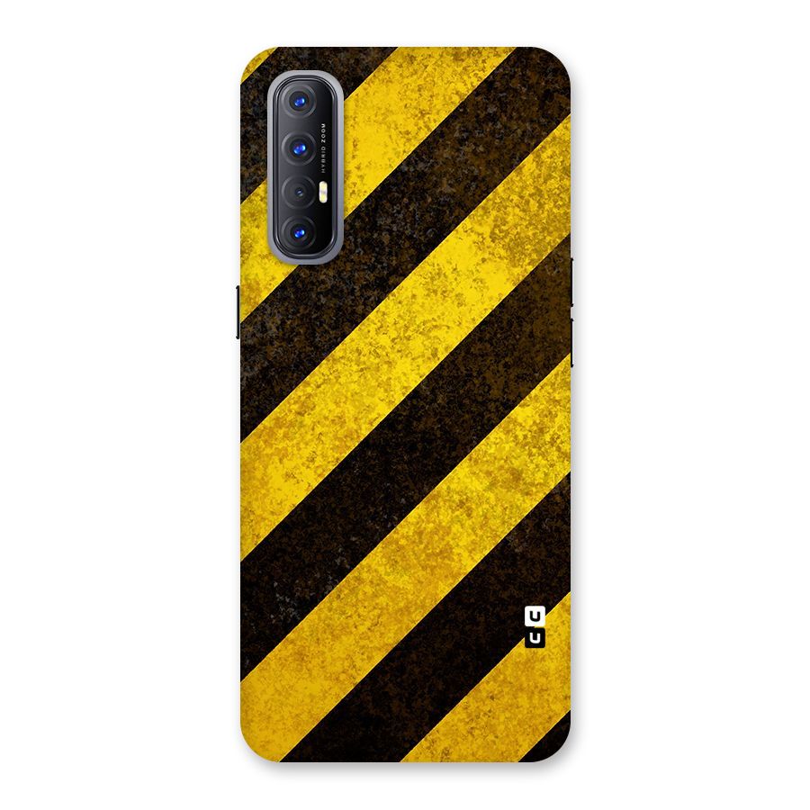 Diagonal Road Pattern Back Case for Reno3 Pro