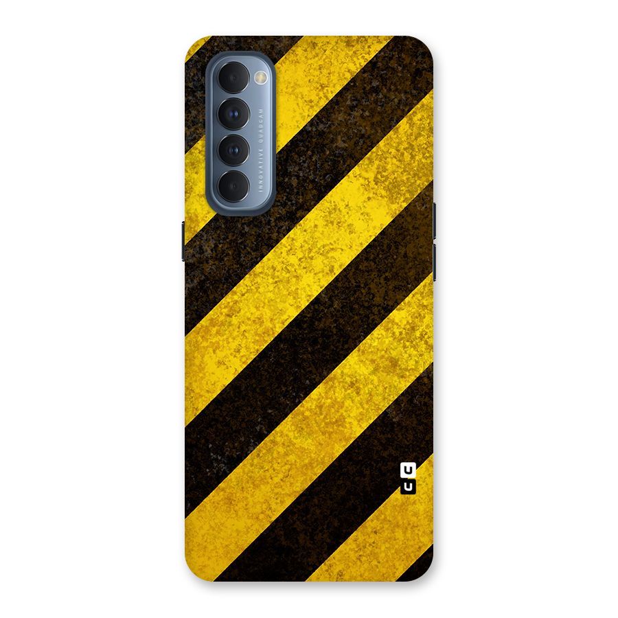 Diagonal Road Pattern Back Case for Reno4 Pro