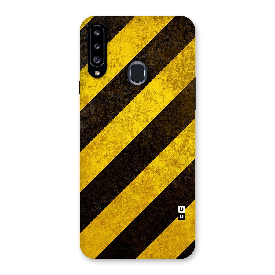 Diagonal Road Pattern Back Case for Samsung Galaxy A20s