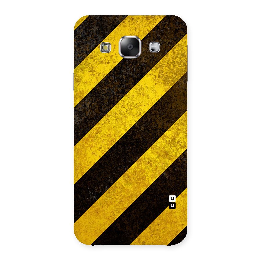 Diagonal Road Pattern Back Case for Samsung Galaxy E5