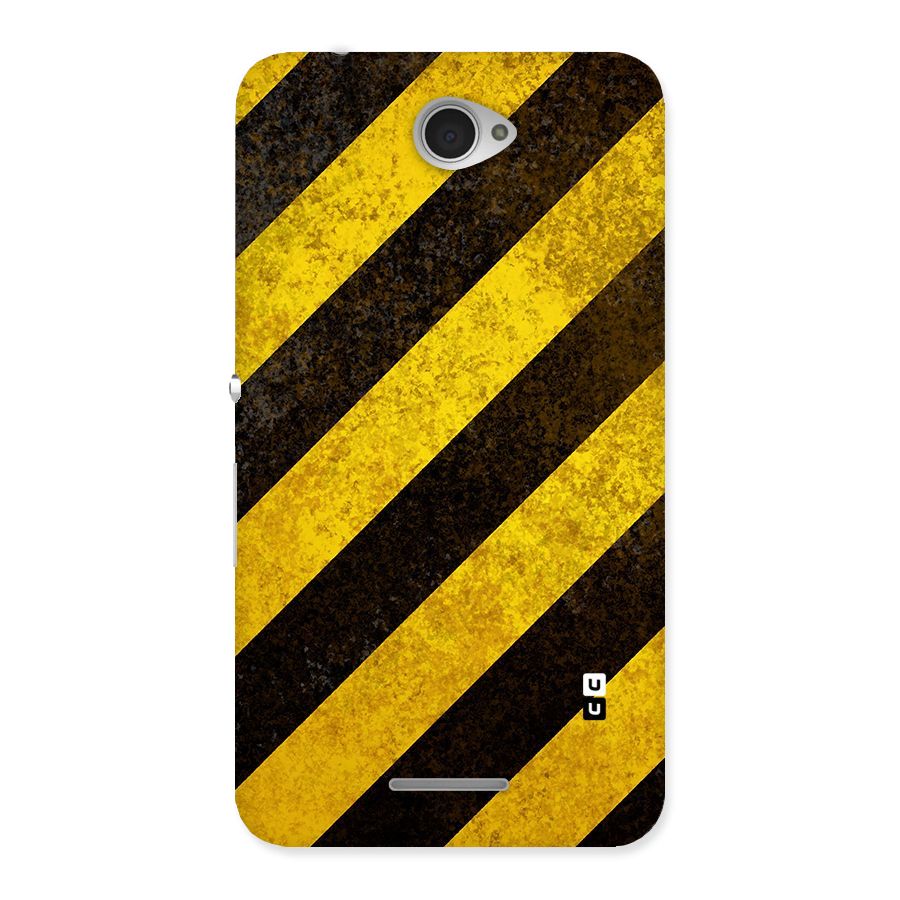 Diagonal Road Pattern Back Case for Sony Xperia E4