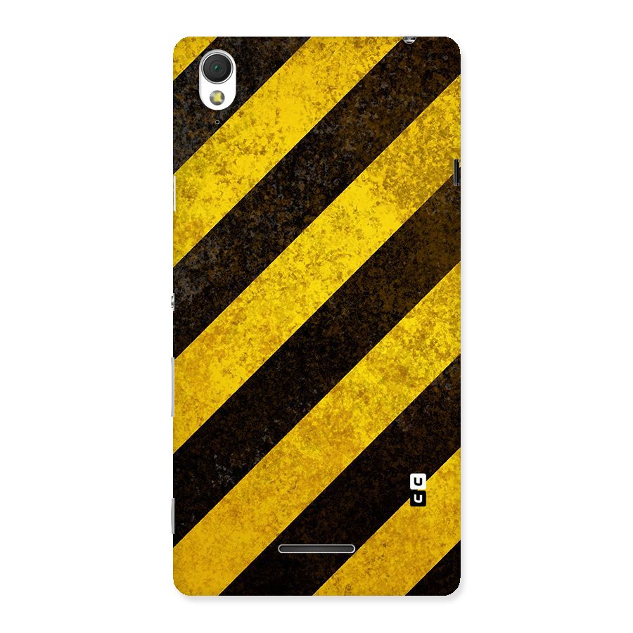 Diagonal Road Pattern Back Case for Sony Xperia T3
