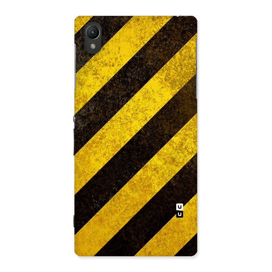 Diagonal Road Pattern Back Case for Sony Xperia Z1