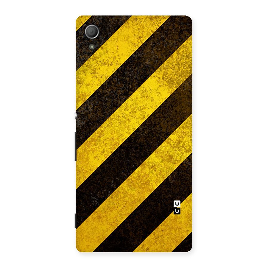 Diagonal Road Pattern Back Case for Xperia Z4