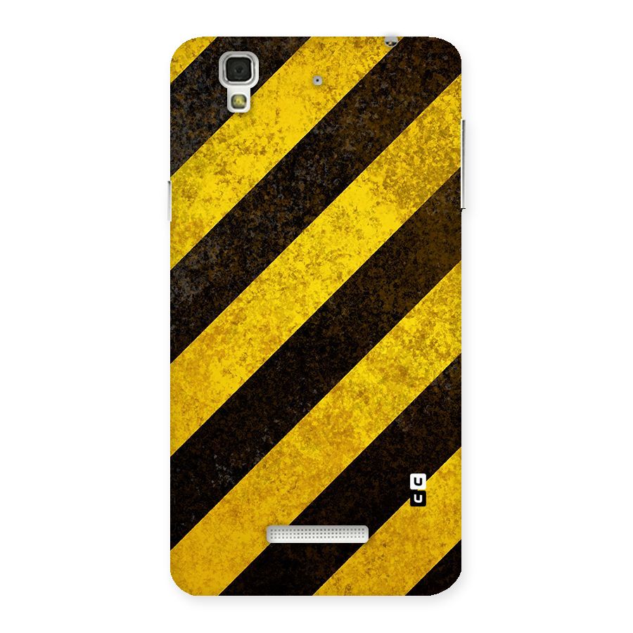 Diagonal Road Pattern Back Case for YU Yureka Plus