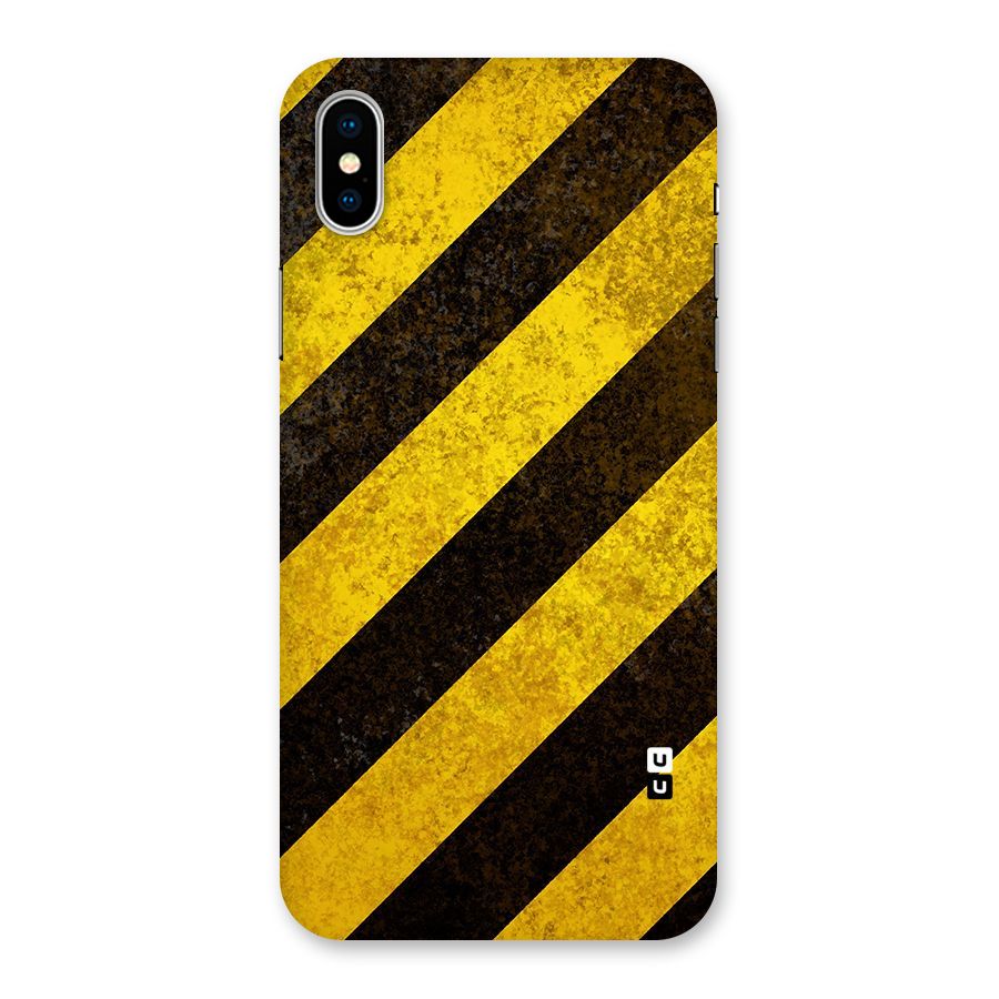 Diagonal Road Pattern Back Case for iPhone XS