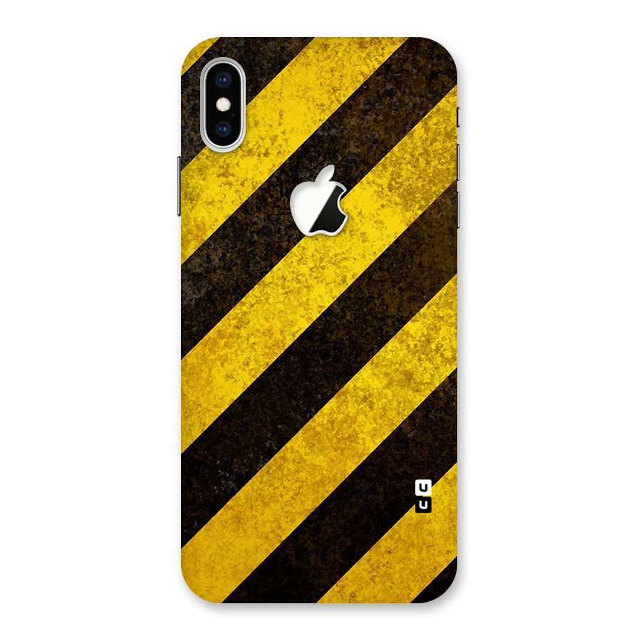 Diagonal Road Pattern Back Case for iPhone XS Max Apple Cut