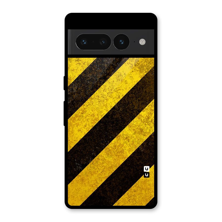 Diagonal Road Pattern Glass Back Case for Google Pixel 7 Pro