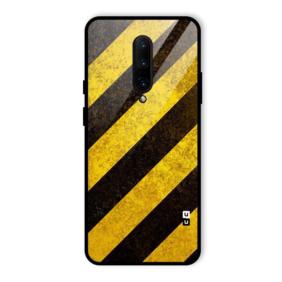 Diagonal Road Pattern Glass Back Case for OnePlus 7 Pro
