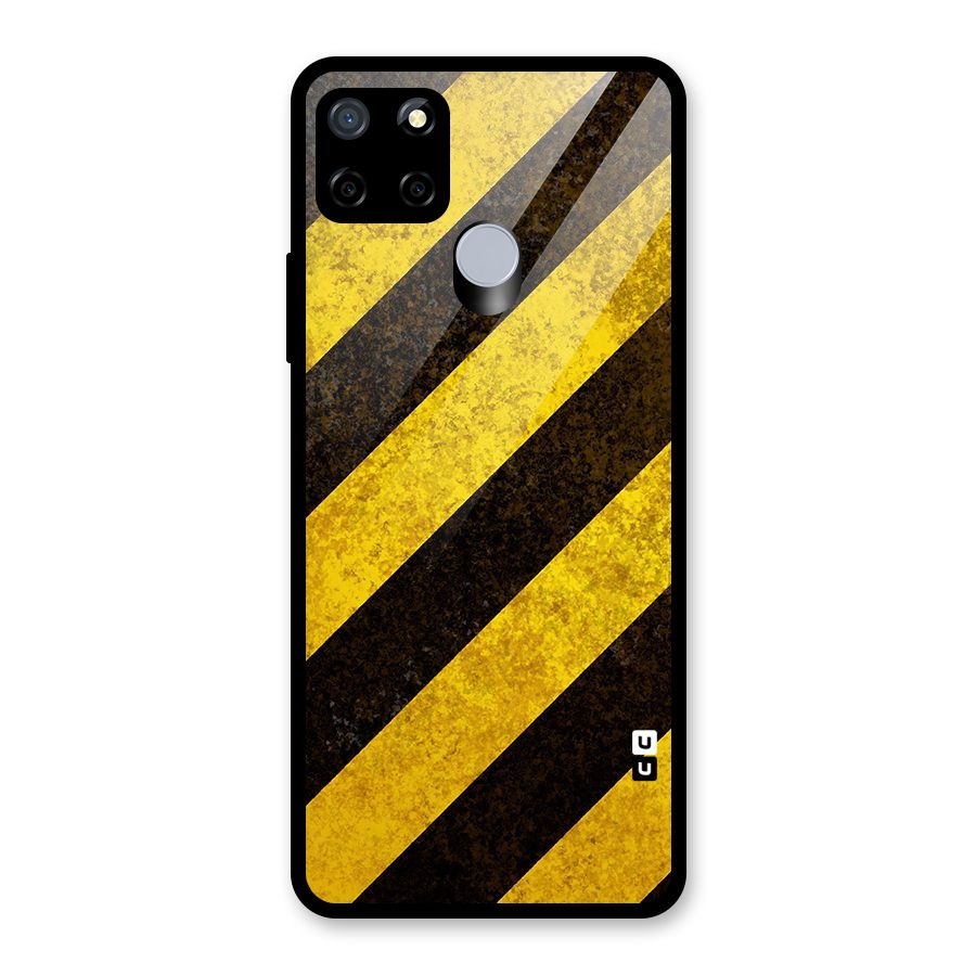 Diagonal Road Pattern Glass Back Case for Realme Narzo 20