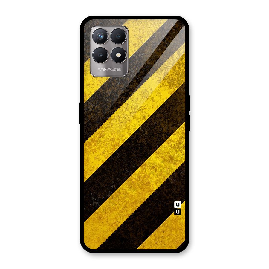 Diagonal Road Pattern Glass Back Case for Realme Narzo 50