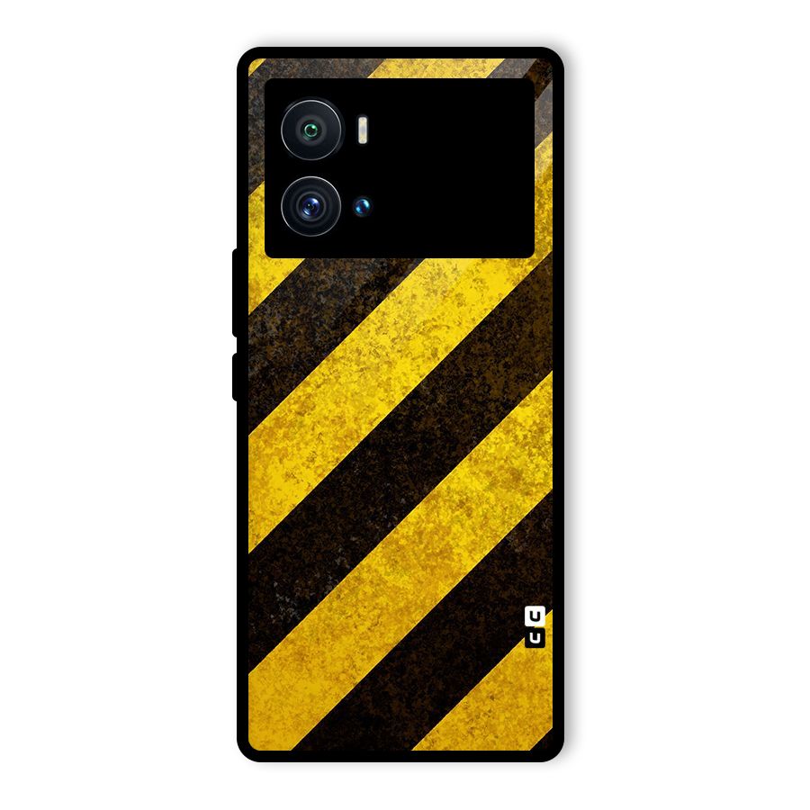 Diagonal Road Pattern Glass Back Case for Vivo iQOO 9 Pro