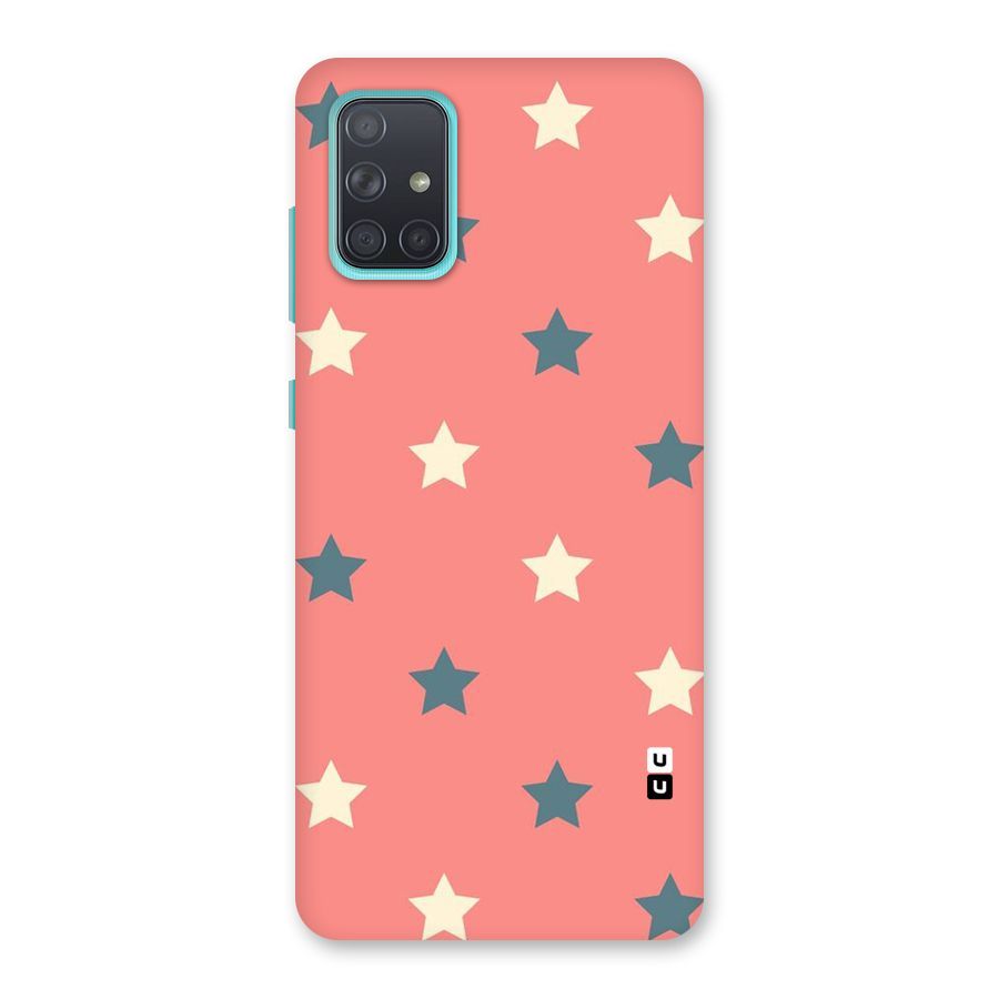 Diagonal Stars Back Case for Galaxy A71