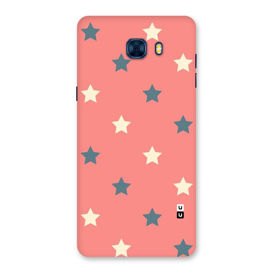 Diagonal Stars Back Case for Galaxy C7 Pro