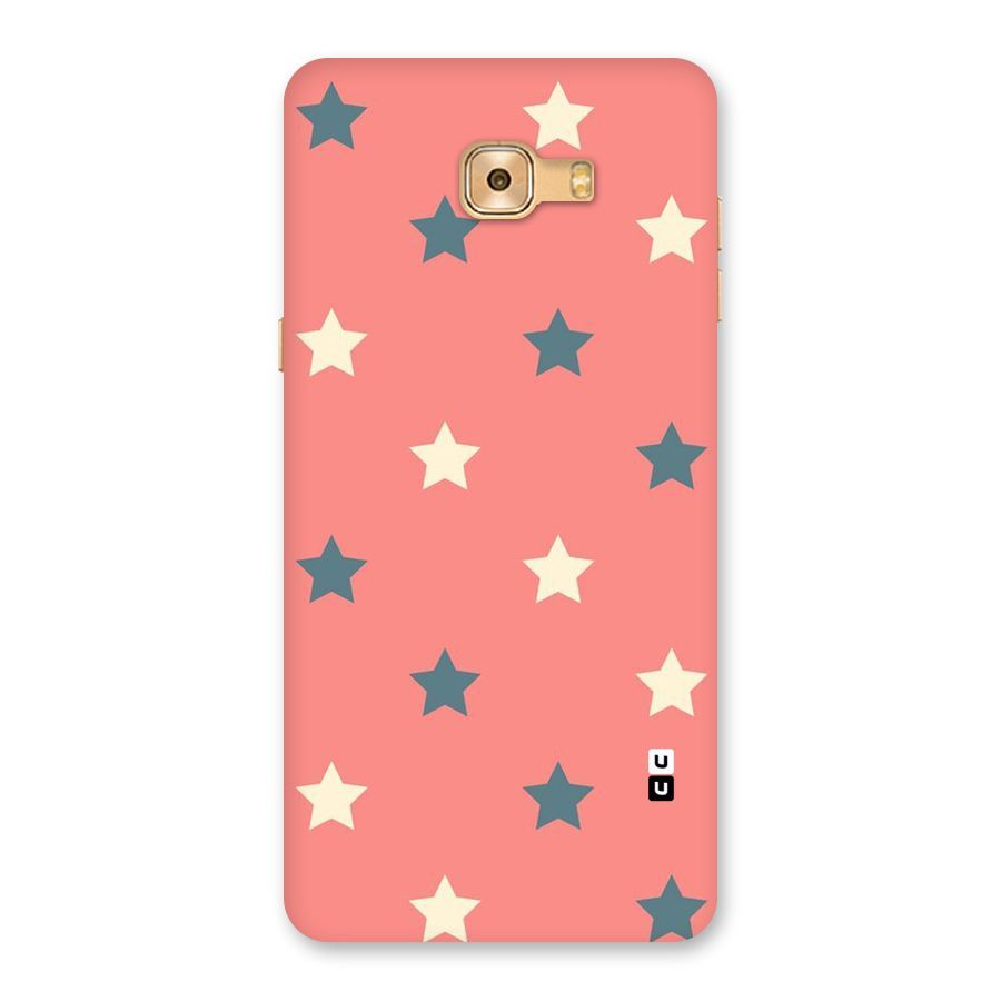 Diagonal Stars Back Case for Galaxy C9 Pro