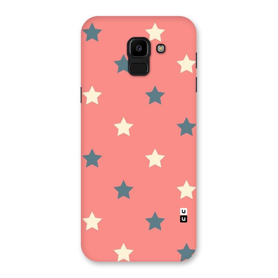 Diagonal Stars Back Case for Galaxy J6