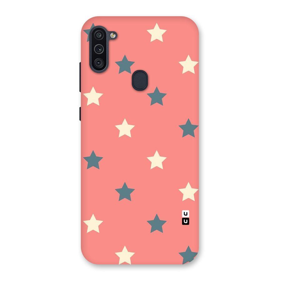 Diagonal Stars Back Case for Galaxy M11
