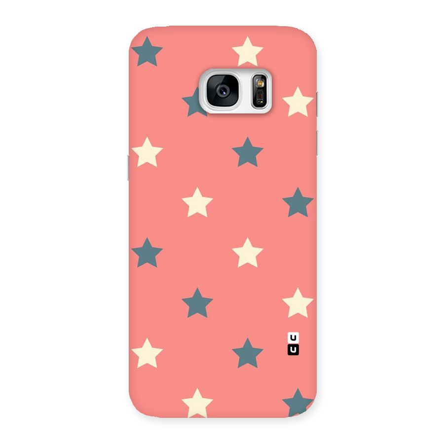 Diagonal Stars Back Case for Galaxy S7 Edge