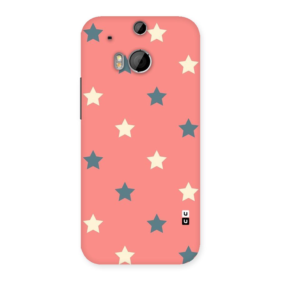 Diagonal Stars Back Case for HTC One M8
