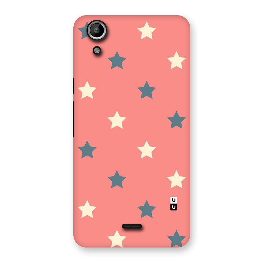 Diagonal Stars Back Case for Micromax Canvas Selfie Lens Q345