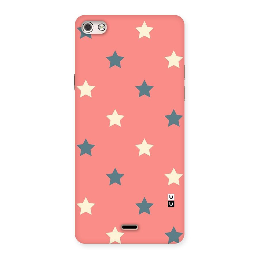 Diagonal Stars Back Case for Micromax Canvas Silver 5