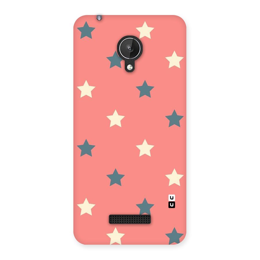 Diagonal Stars Back Case for Micromax Canvas Spark Q380