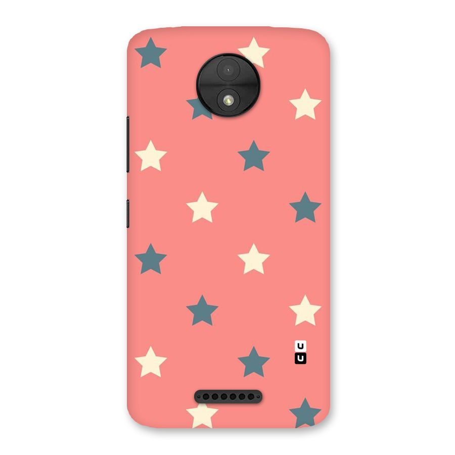 Diagonal Stars Back Case for Moto C
