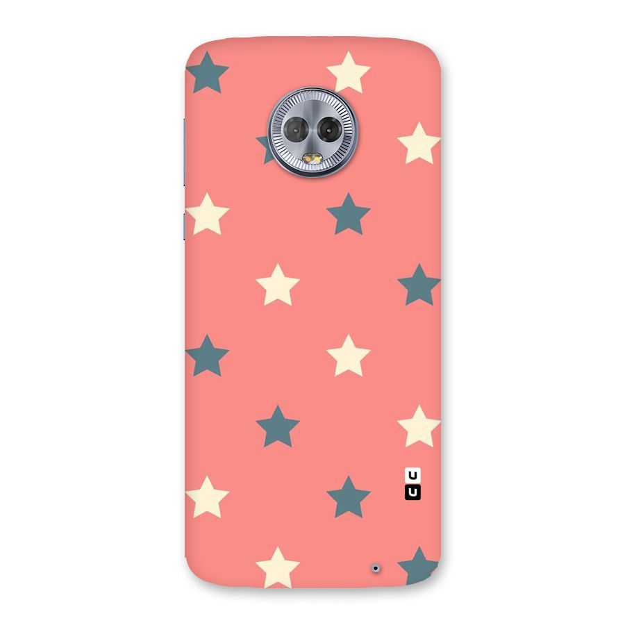 Diagonal Stars Back Case for Moto G6 Plus