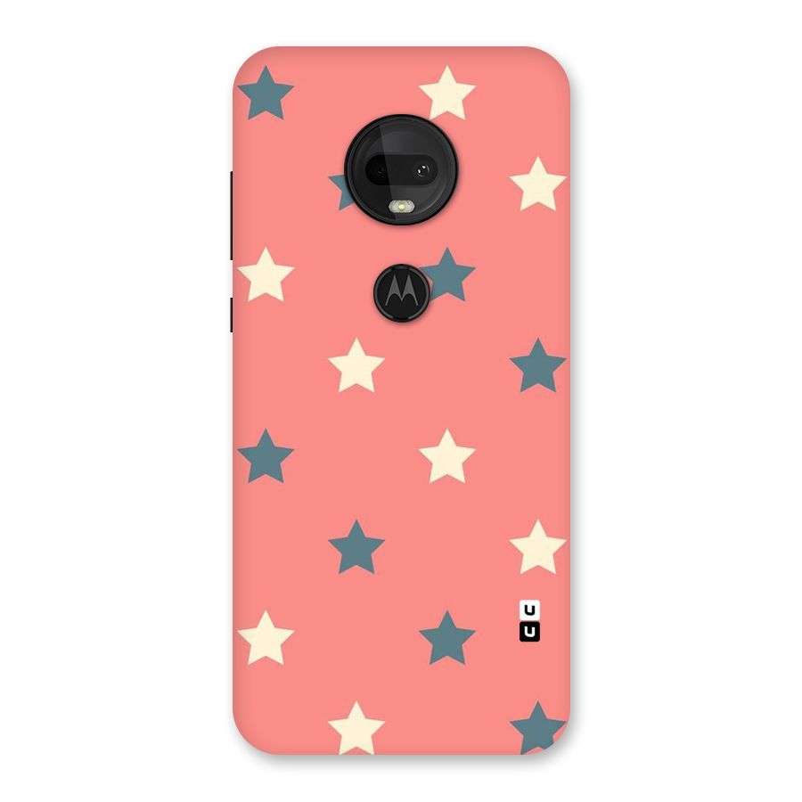 Diagonal Stars Back Case for Moto G7