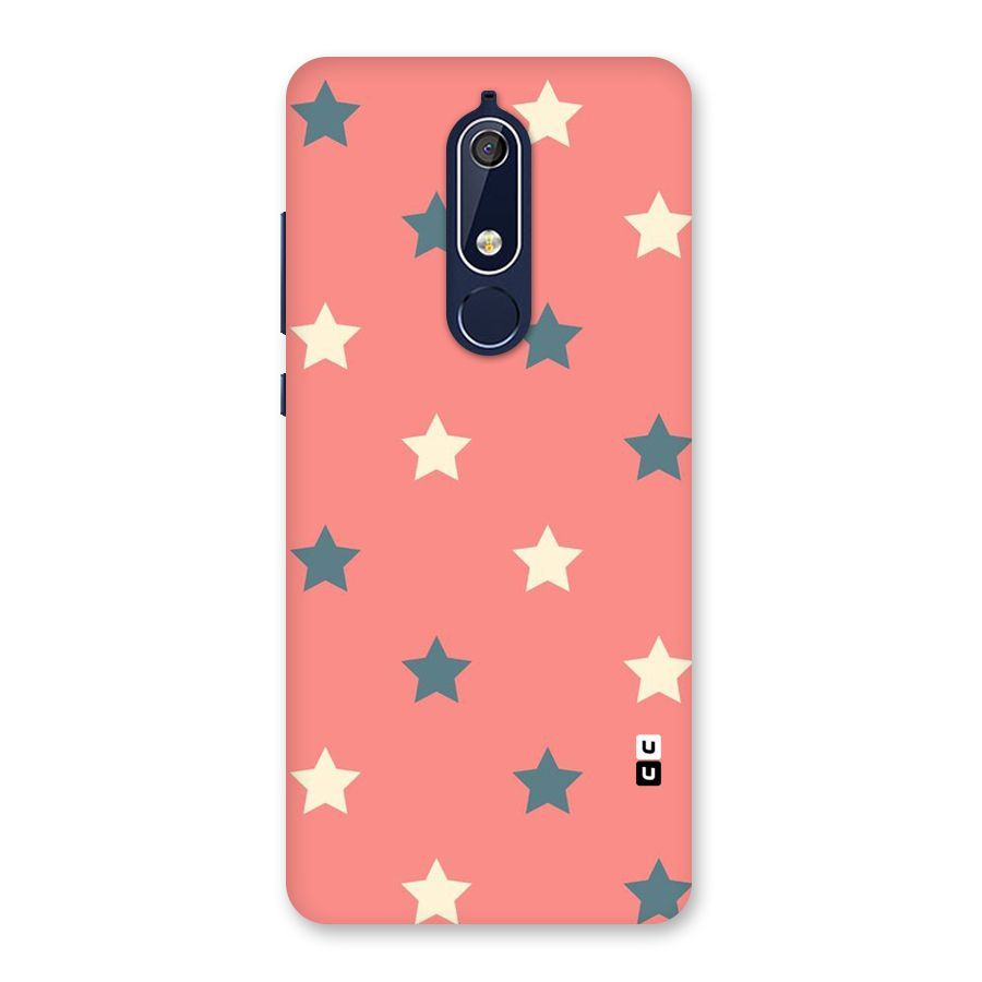 Diagonal Stars Back Case for Nokia 5.1