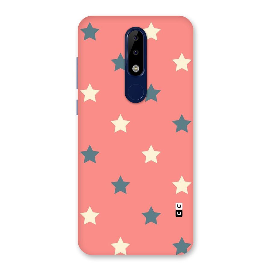Diagonal Stars Back Case for Nokia 5.1 Plus