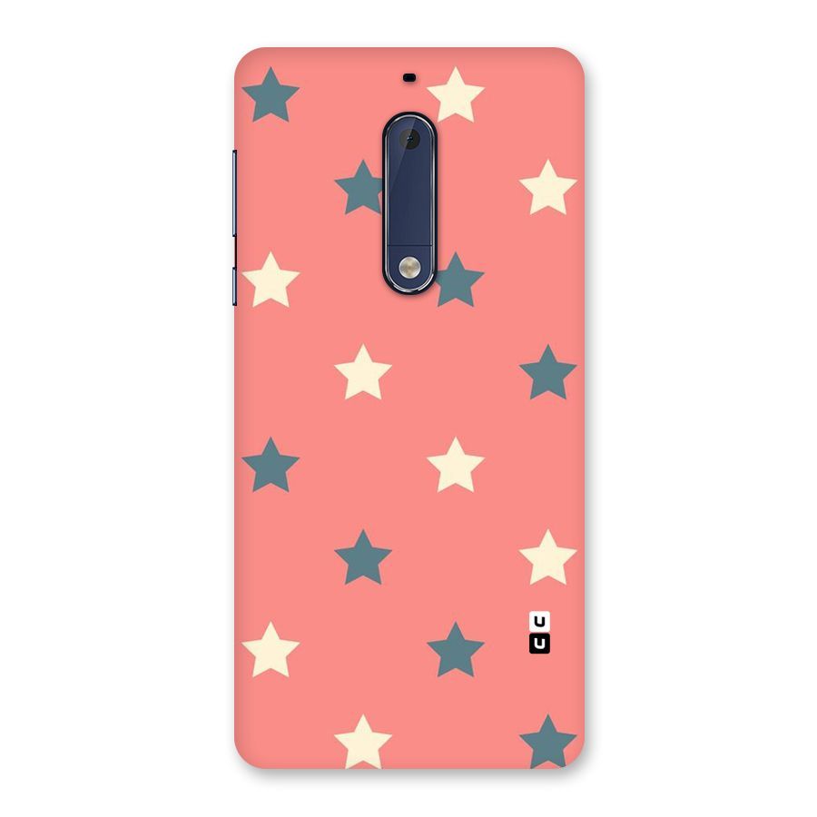 Diagonal Stars Back Case for Nokia 5