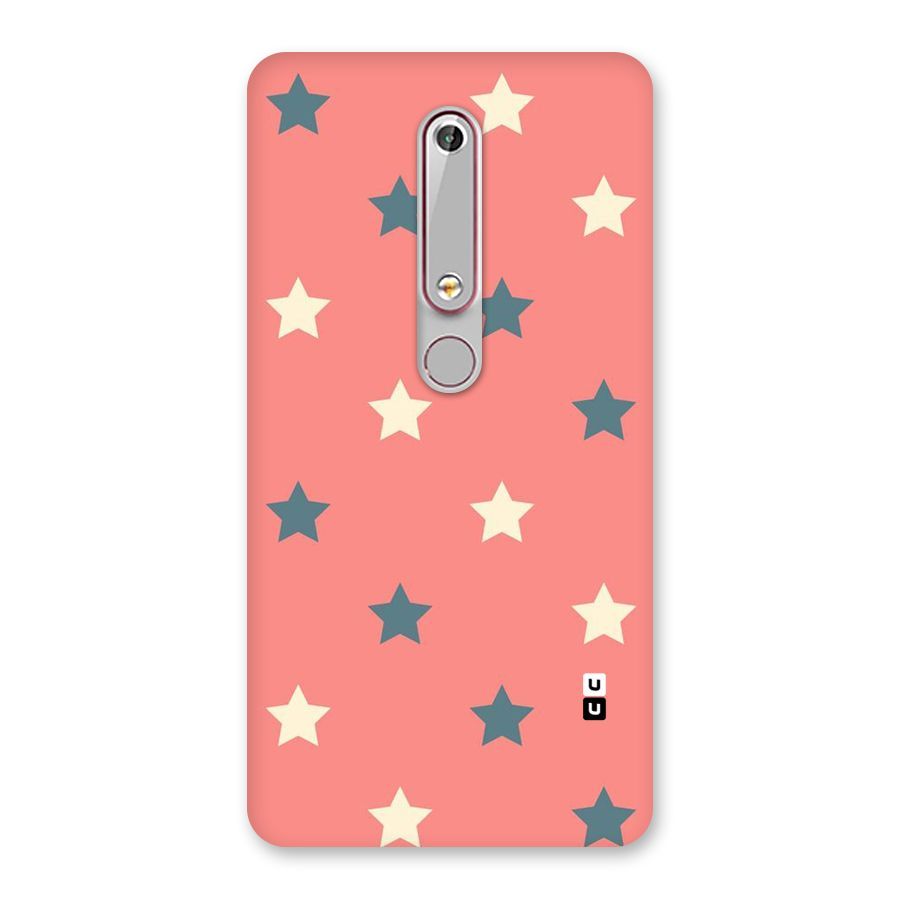 Diagonal Stars Back Case for Nokia 6.1