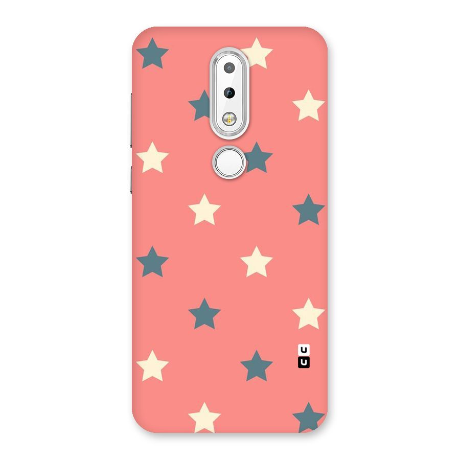 Diagonal Stars Back Case for Nokia 6.1 Plus