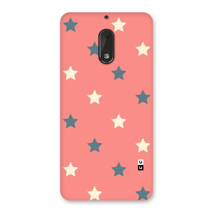 Diagonal Stars Back Case for Nokia 6