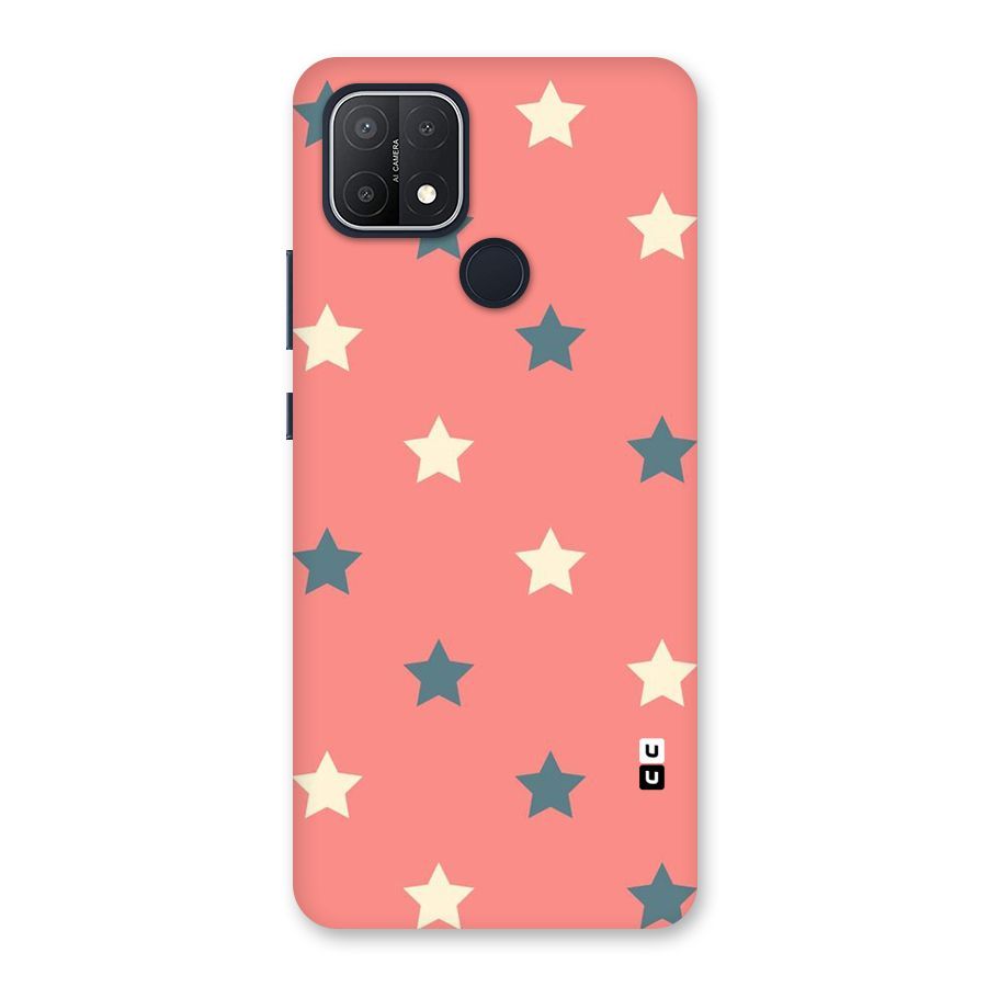 Diagonal Stars Back Case for Oppo A15s