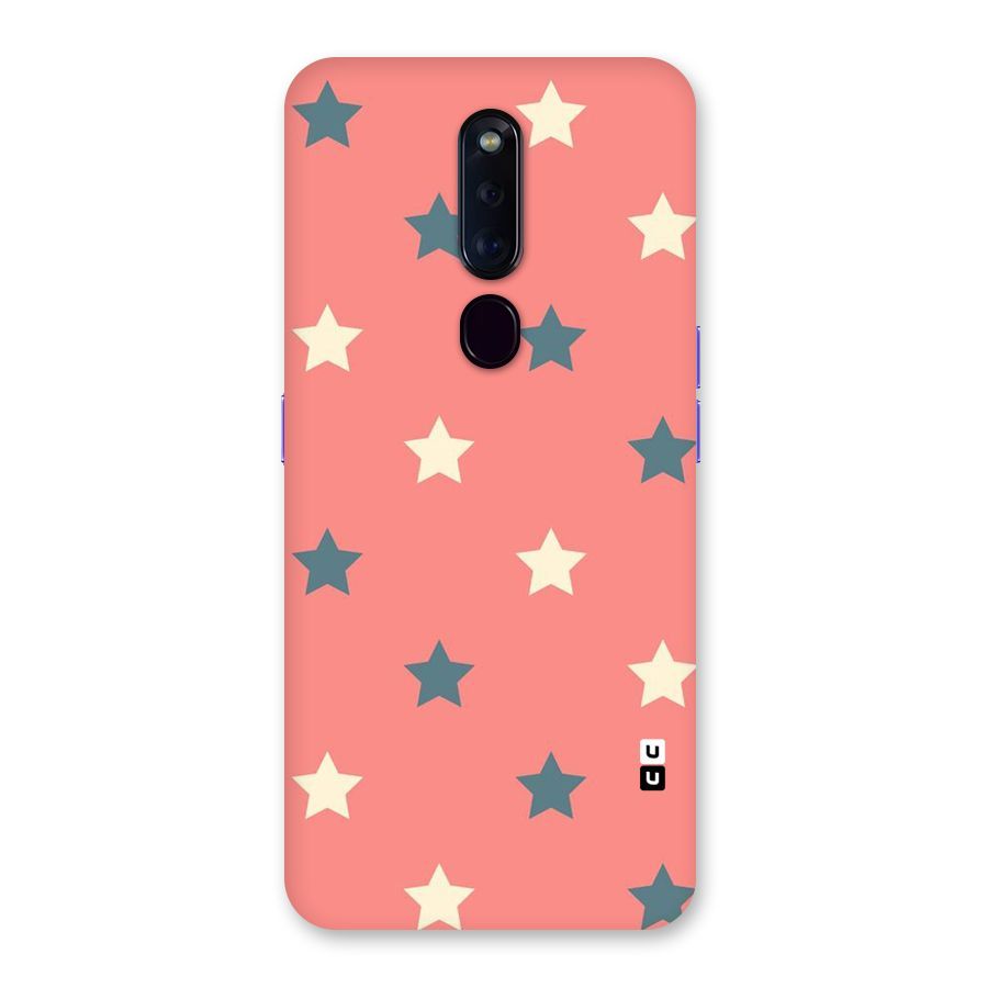 Diagonal Stars Back Case for Oppo F11 Pro
