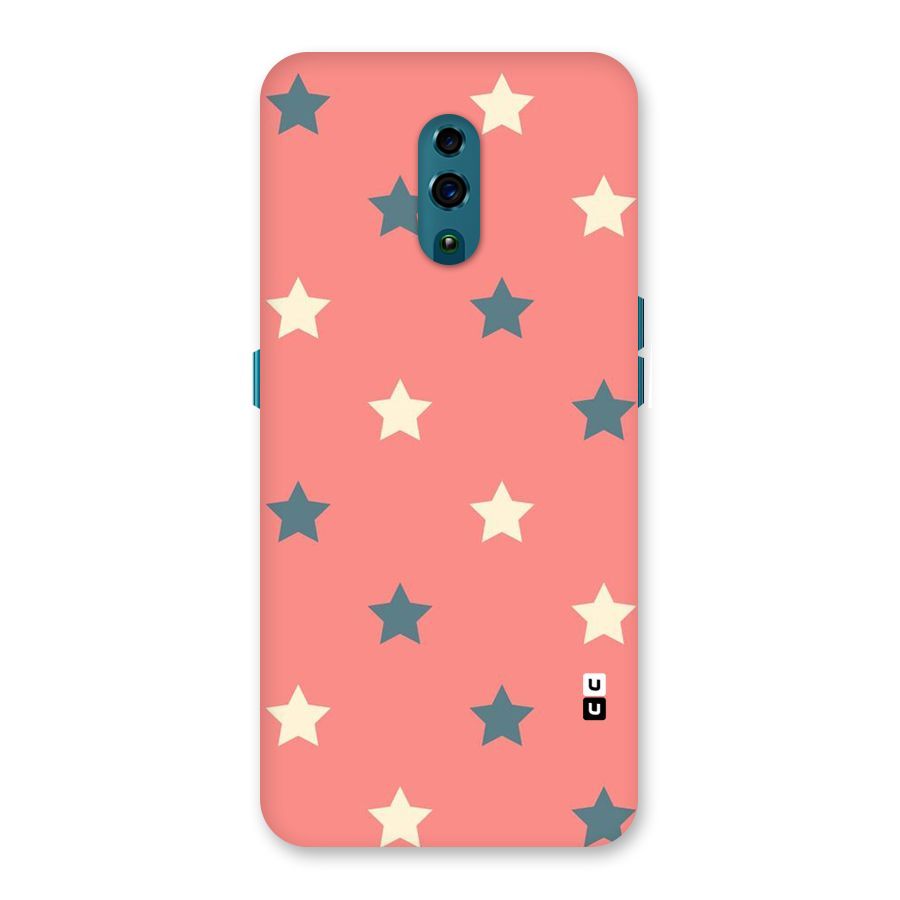 Diagonal Stars Back Case for Oppo Reno