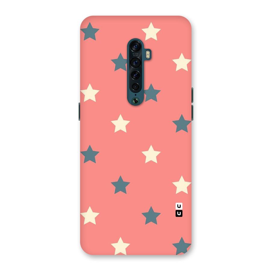 Diagonal Stars Back Case for Oppo Reno2