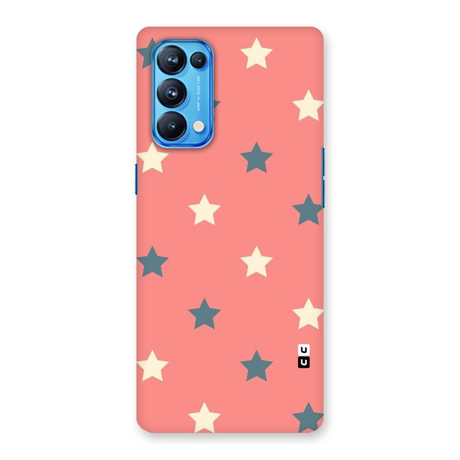 Diagonal Stars Back Case for Oppo Reno5 Pro 5G