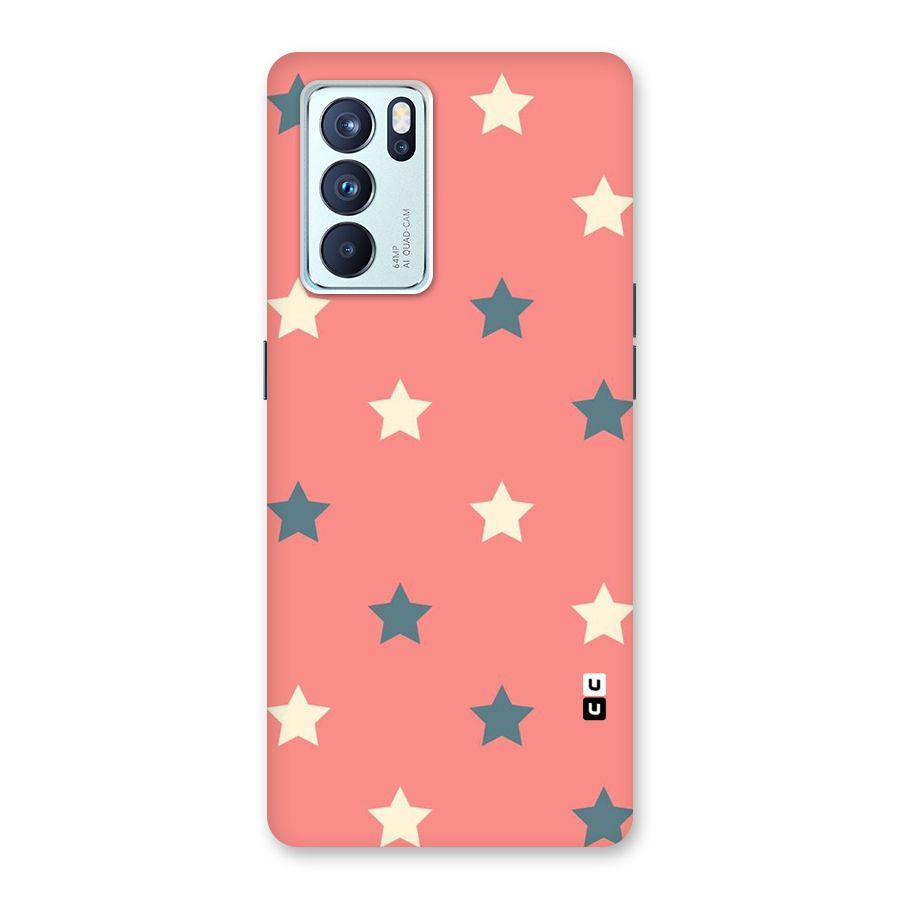 Diagonal Stars Back Case for Oppo Reno6 Pro 5G