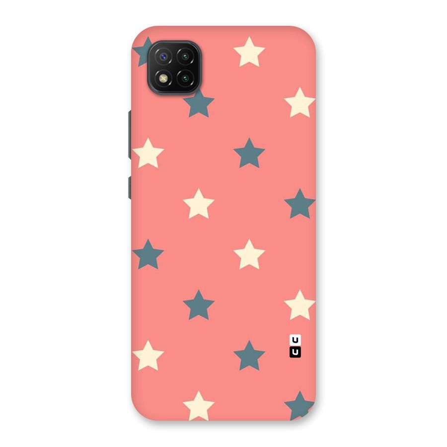Diagonal Stars Back Case for Poco C3