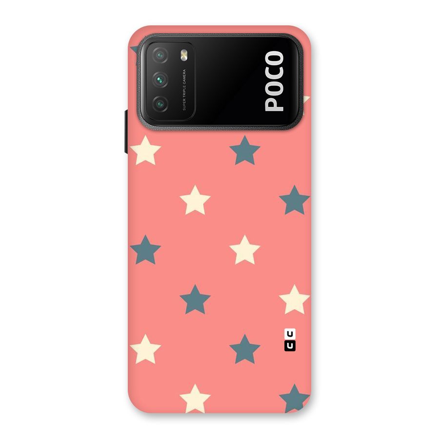 Diagonal Stars Back Case for Poco M3