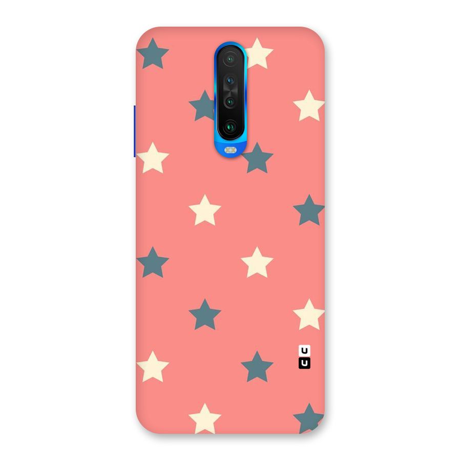 Diagonal Stars Back Case for Poco X2